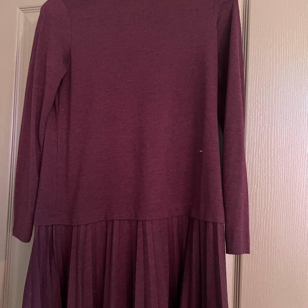 Short Maroon dress, Loft, XSP